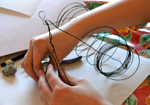 Laurie's Wire Sculpture Class