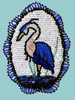 Heron Medallion by Midge Dean, Seneca