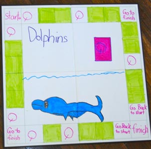Dolphin board game