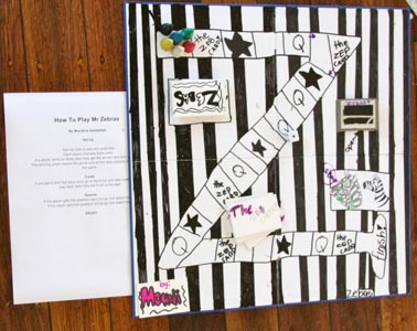 Mr. Zebra board game